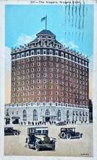 The Hotel Niagara New York Vintage Postcard Niagara Falls Memorabilia Posted picture