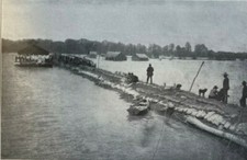 1910 Building Levees to Prevent Mississippi River Flooding illustrated picture