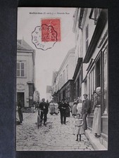 Old postcard - 28 - Gallardon, Grande Rue, very lively... picture