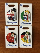 Disney Parks Trading Pins Epcot World Showcase Mickey China Italy Lot Of 4 picture