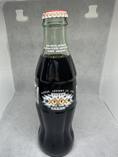 Vintage 1996 NFL Football Superbowl XXX 30 Coca-Cola Glass Soda Bottle picture