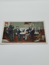 1862 First Reading Of The Proclamation Of Emancipation Post Card B3 picture
