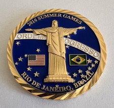FBI CIRG Challenge Coin Rio Summer Olympic Games 2016 Critical Incident Response picture
