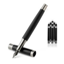 TIESOME Luxury Fountain Pen Set, Metal Fountain Pen with 6 2.6mm Ink Cartridg... picture