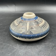 Norman Lansing Ute Mountain Pottery Pot Titled Winter Star Dated 1994 See Pics picture