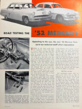 Road Test 1952 Mercury Illustrated picture