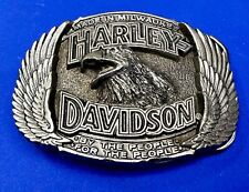 Harley Davidson Motorcycles By $ For the People Vtg.  1991 Baron Belt Buckle picture