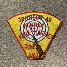 RARE Patch Johnson Air Base Japan June 1960 Monthly Rifle Matches Air Force picture
