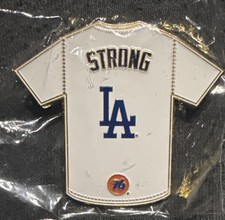 Los Angeles Dodgers Pin Unocal 76 2025 Promo LA Strong Jersey Pin LA New picture