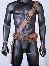 Medieval Retro Pirate Faux Leather Universal Pistol Gun Holster Cosplay Costume picture