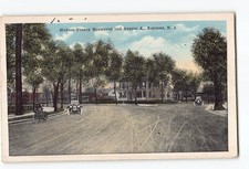 Bayonne New Jersey NJ Postcard 1915-1930 Hudson County Boulevard And Avenue A picture