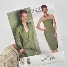 Vogue 2086 Rare Alexander McQueen for Givenchy sewing pattern size 8-12 picture