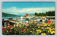 UK-United Kingdom, Lake Windermere, Summer Flowers, Vintage Postcard picture