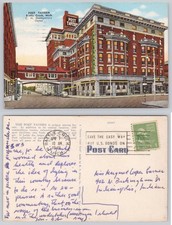 Post Tavern Battle Creek Michigan Linen Postcard 1949 E. C. Kropp Co. picture