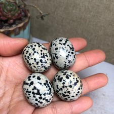 4pcs Natural Yellow spotted stone semi-precious Crystal specimens 94g A3591 picture