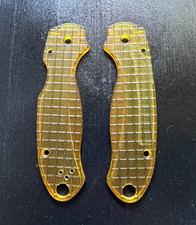 NEW Translucent Yellow PEI Scales for Spyderco Para 3 picture
