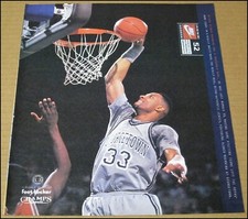 1994 Alonzo Mourning Nike Georgetown Hoyas Jersey Print Ad Advertisement 10