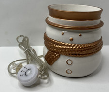 Yankee Candle - Electric Snowman Tart/Wax Burner/Warmer with 3/6/9 Hour Timer picture
