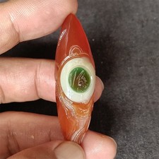 Rare 17.7 G Natural Gobi Agate Eyes Agate/stone Madagascar PP144 picture