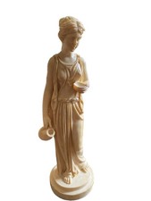 Vintage A. Santini Greek Goddess Figurine Italian Classical Statue Signed picture