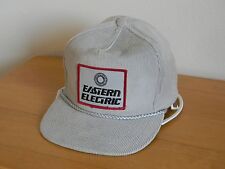 CAP VINTAGE EASTERN ELECTRIC STRAP BACK BUCKLE HIGH QUALITY EMBROIDERED LOGO picture