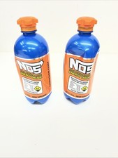 NOS HIGH PERFORMANCE ENERGY DRINK 22 OZ. BOTTLES EMPTY...QTY OF 2. picture