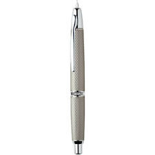NEW VER. MAJOHN A1 Press Metal Fountain Pen Grid Striped Retractable EF ink Pen picture