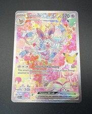 Pokémon 30th Celebration Sylveon ex 153/128 SIR Special Illustration Rare NM picture