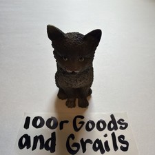 Vintage Young's Collectables Miniature Gray Cat Figurine 3