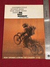 On Any Sunday Motorcycle Movie Promo 1971 Print Ad - Great to Frame picture
