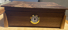 Handcrafted humidor with rugged charm for your finest cigars picture