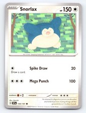 Snorlax 144/191 Common Surging Sparks Pokemon Near Mint picture