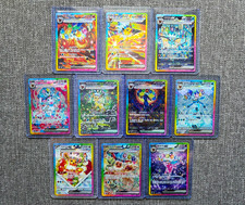 Pokémon TCG Korean sv8a Complete 10-Card Lot of Eeveelutions SAR Cards picture