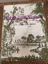 Orleans Room Menu Hotel Blackstone Omaha Signed By Manager November 11th 1952 picture