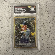 Pokemon Magikarp Card 203/193 30th Anniversary Ace10 Gem Mint PERFECT SUBGRADES picture
