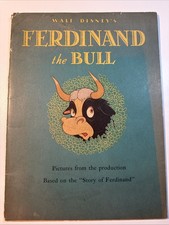 Vintage Walt Disney’s FERDINAND THE BULL 1938 - Whitman 1st Edition picture