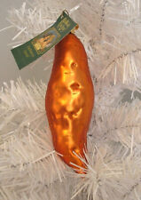 2019 - SWEET POTATO - OLD WORLD CHRISTMAS BLOWN GLASS ORNAMENT - NEW W/TAG picture