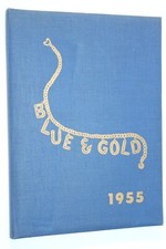 1955 Columbian High School Yearbook Annual Tiffin Ohio OH - Blue & Gold 55 picture