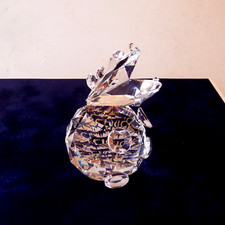 Rare Vintage The CRYSTAL ZOO / 1983 Collector's Edition HIPPO Figurine picture