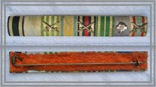 ORIGINAL German Saxon 8-Place Ribbon Bar ST HEINRICH - R. Lundstrom Collection picture