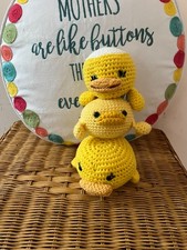 Handmade Crochet Mama Duck & Two Ducklings – Made With Love picture
