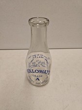 Vintage Holloway's Grade A Dairy Jackson TN Quart Bottle - Guiding Babys Health picture