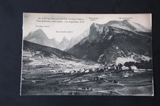 Old postcard Lus la Croix Haute: general view west side Les Aiguilles picture