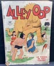 Vintage rare 1942 ALLEY OOP #3 copyright 1937–38 re-print newspaper strips picture