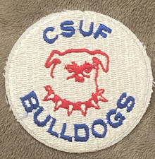 Vtg California State University FRESNO Army ROTC  Bulldog Patch picture