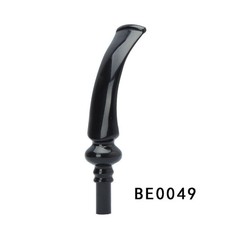 3mm Acrylic Bent Pipe Stem Curved Mouthpiece For Briar Freehand Tobacco Pipe DIY picture