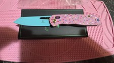 Tenable Knives Blade HQ Dessert Warrior Shard Blue, G10, 14C28N picture