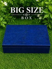 Large Blue Stone Box Handmade Natural Lapis Lazuli Style Storage Box AAA picture