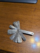 Vintage L. S. Starrett No. 72 Feeler Thickness Gage Machinist Tools USA picture