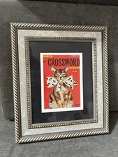 Vintage Cat Ephemera Newspaper Magazine Clipping Framed Art picture